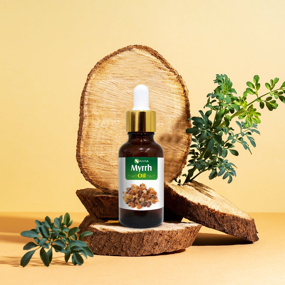 Salvia Natural Essential Oils Myrrh Oil (Commiphora Myrrh) 100% Pure & Natural Essential Oil