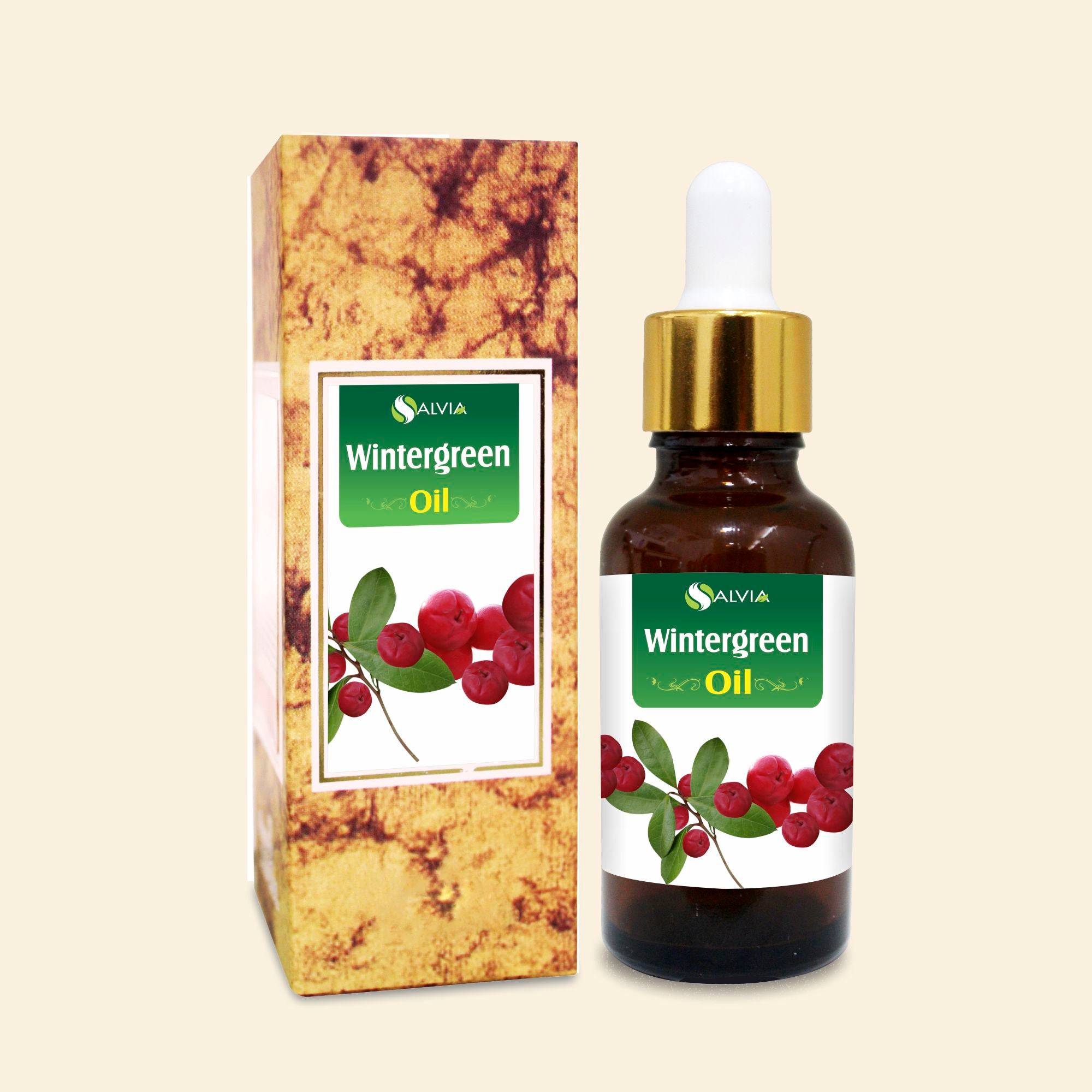 Salvia Natural Essential Oils Winter Green Oil (Gaultheria Procumbens) Pure Natural Essential Oil)