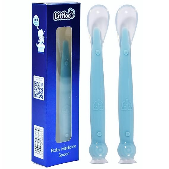 Shoprythm Blue Littloo Baby Medicine Spoon (Pack of 2)