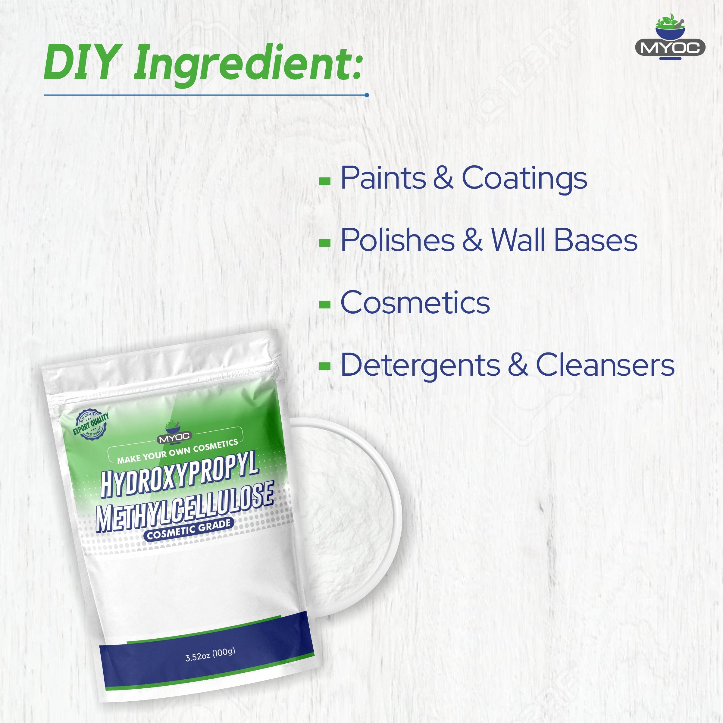 Shoprythm Cosmetic Raw Material,Cosmetic Raw Materials 100g Hydroxypropyl Methylcellulose (HPMC)