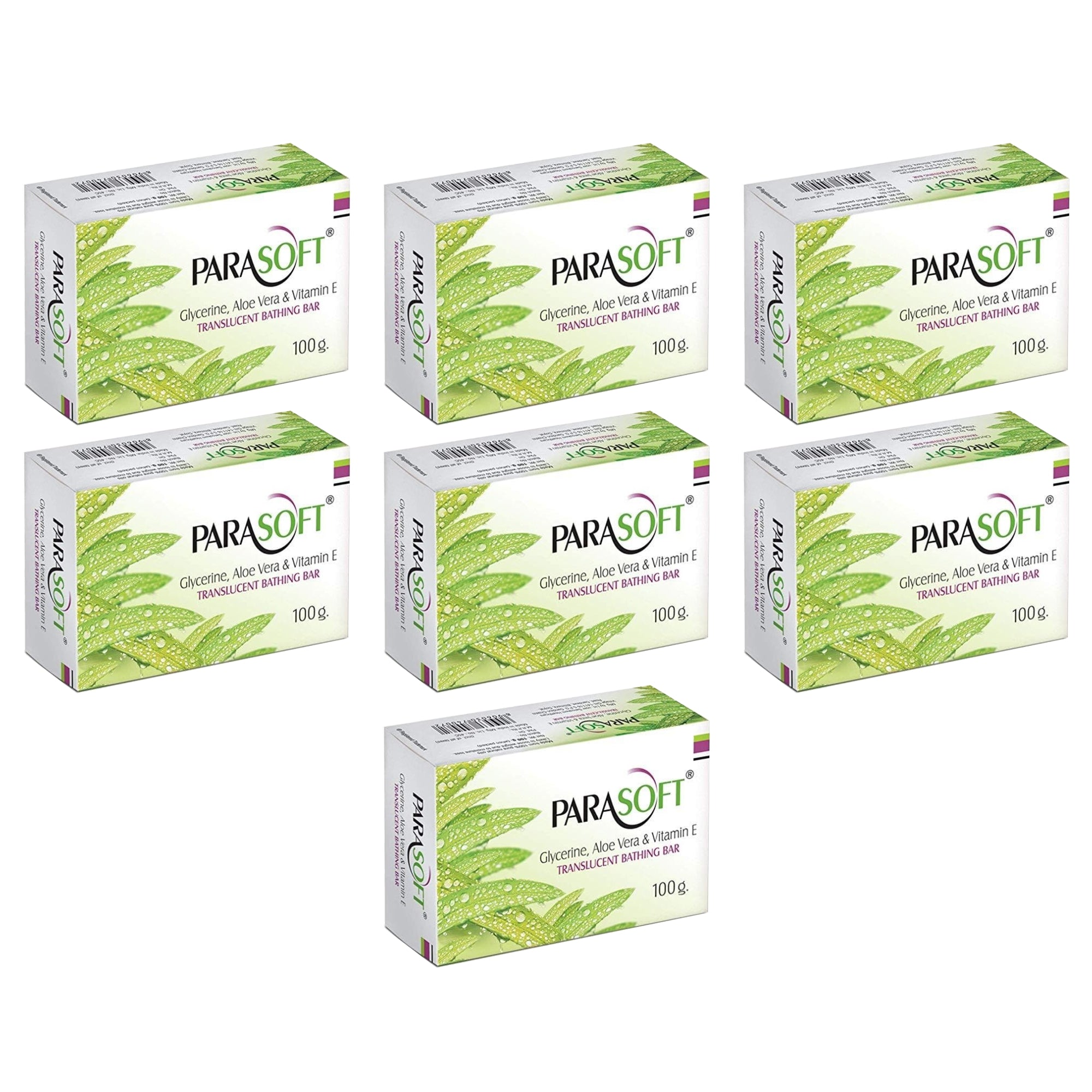 Shoprythm Dry,Parasoft Pack of 7 Salve Parasoft Soap 100g