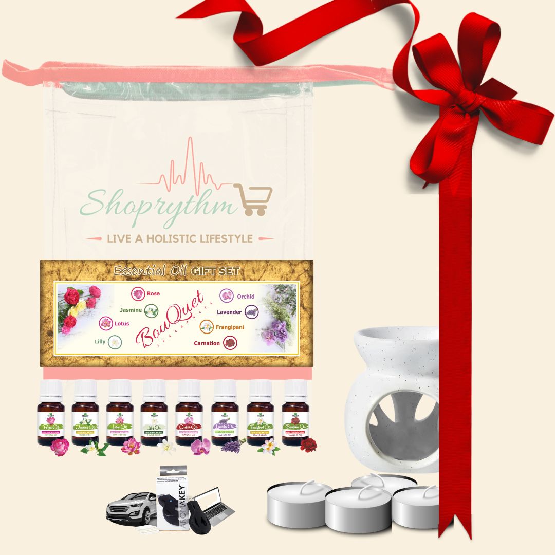 Shoprythm Gifts,Fragrances Oil Set,Aromatherapy Combo Diffuser Gift Combo Kit With Aroma Key