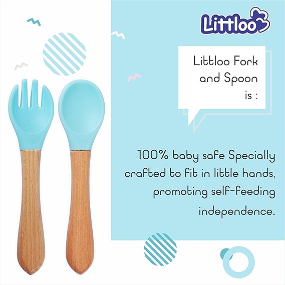 Shoprythm LITTLOO Baby Fork and Spoon Set