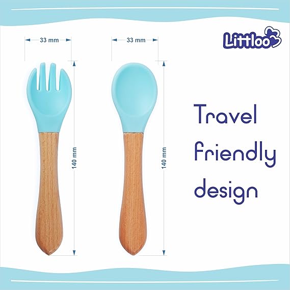 Shoprythm LITTLOO Baby Fork and Spoon Set