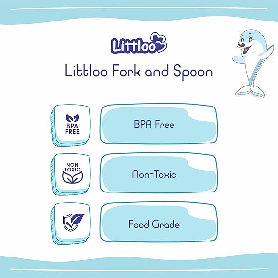 Shoprythm LITTLOO Baby Fork and Spoon Set