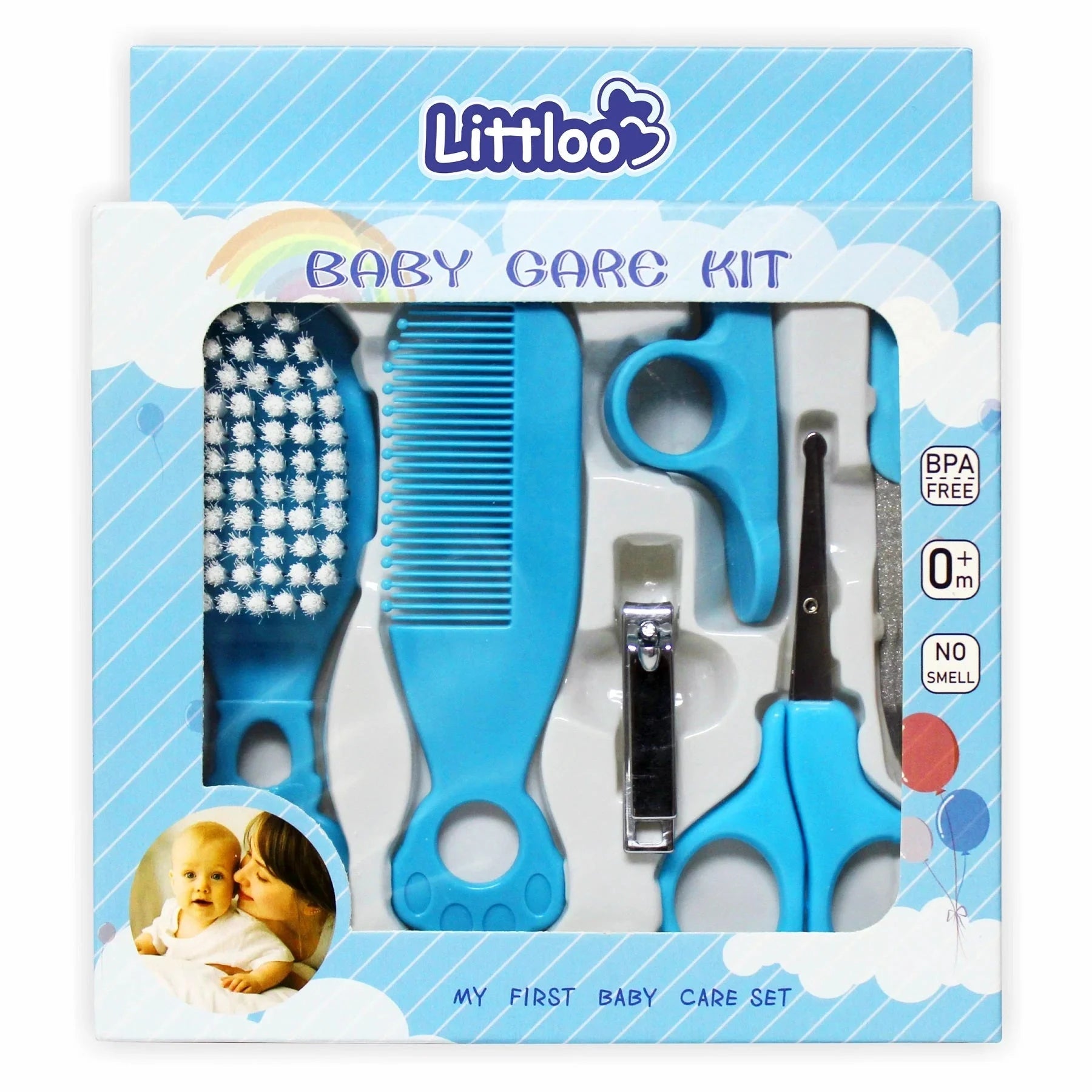 Shoprythm Littloo Blue Baby Care Kit