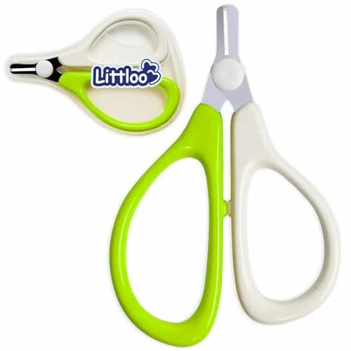 Shoprythm Littloo Green Baby Nail Scissors