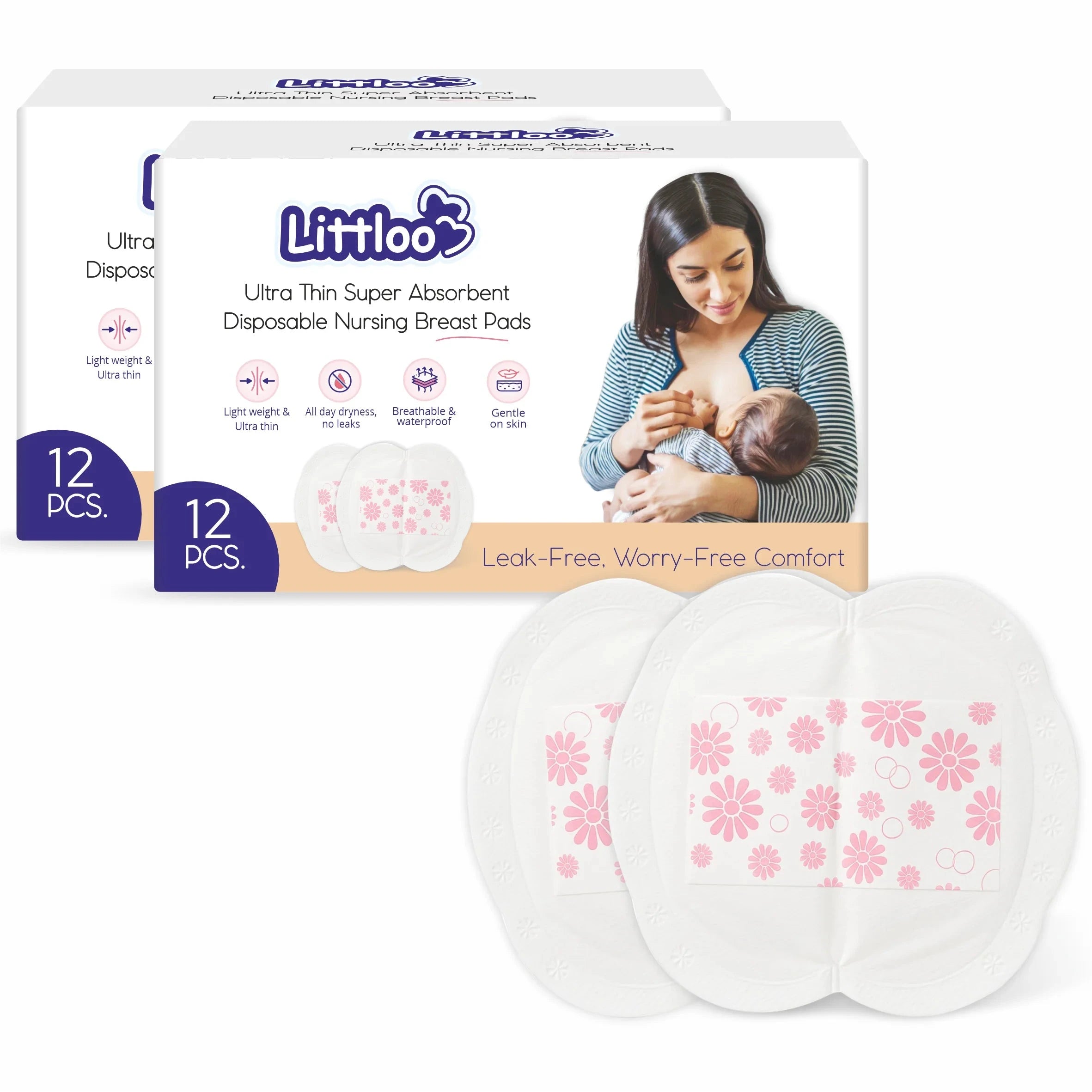 Shoprythm Littloo Pack of 24 Breast Pads
