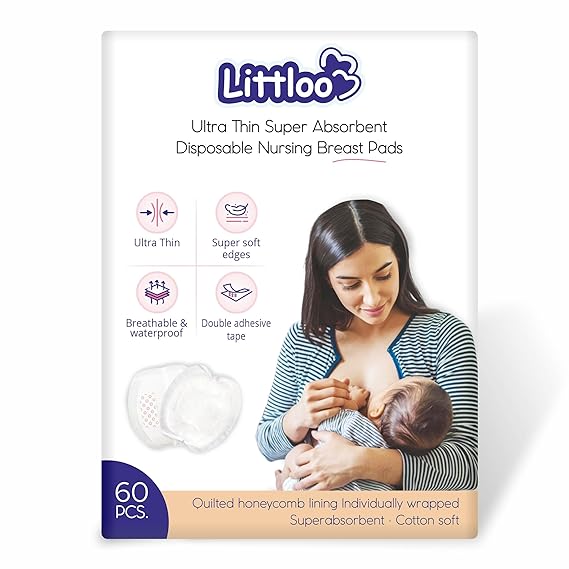 Shoprythm Littloo Pack of 60 Breast Pads