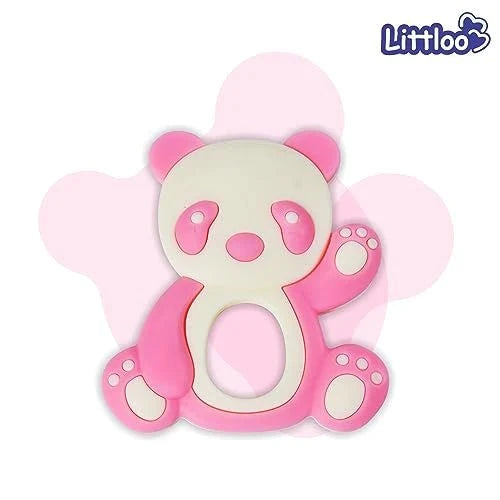 Shoprythm Littloo Pink / Pack of 1 Littloo Baby Teether