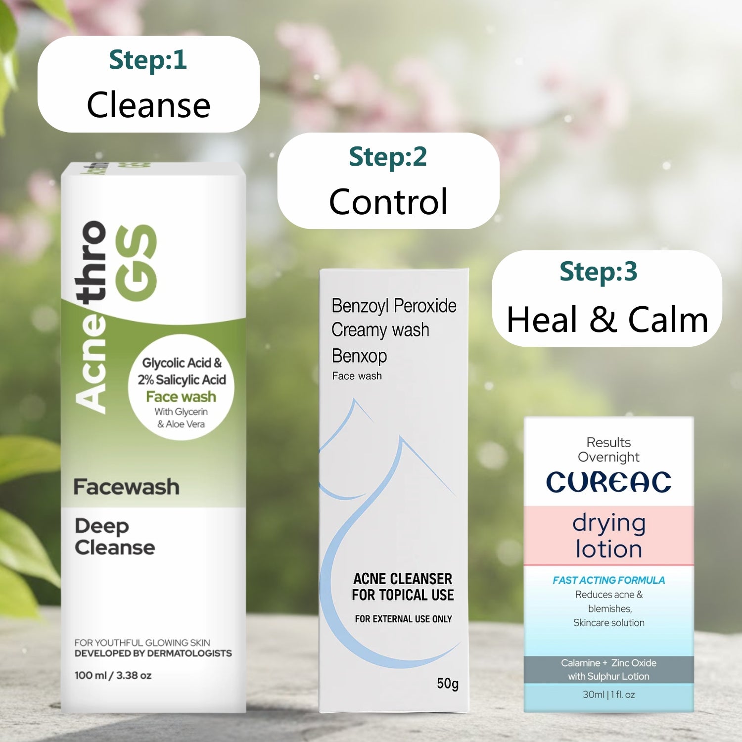 Shoprythm New Arrival,acne &breakouts ABC Complete Acne Defense Kit