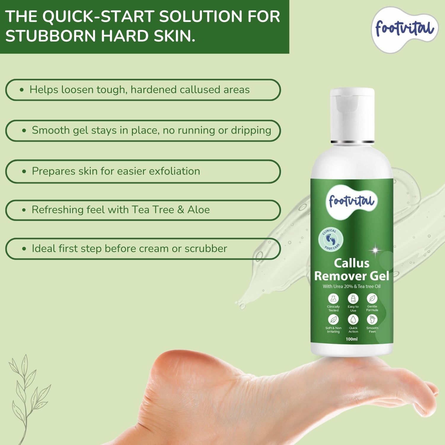 Shoprythm New Arrival,footvital Callus remover Gel
