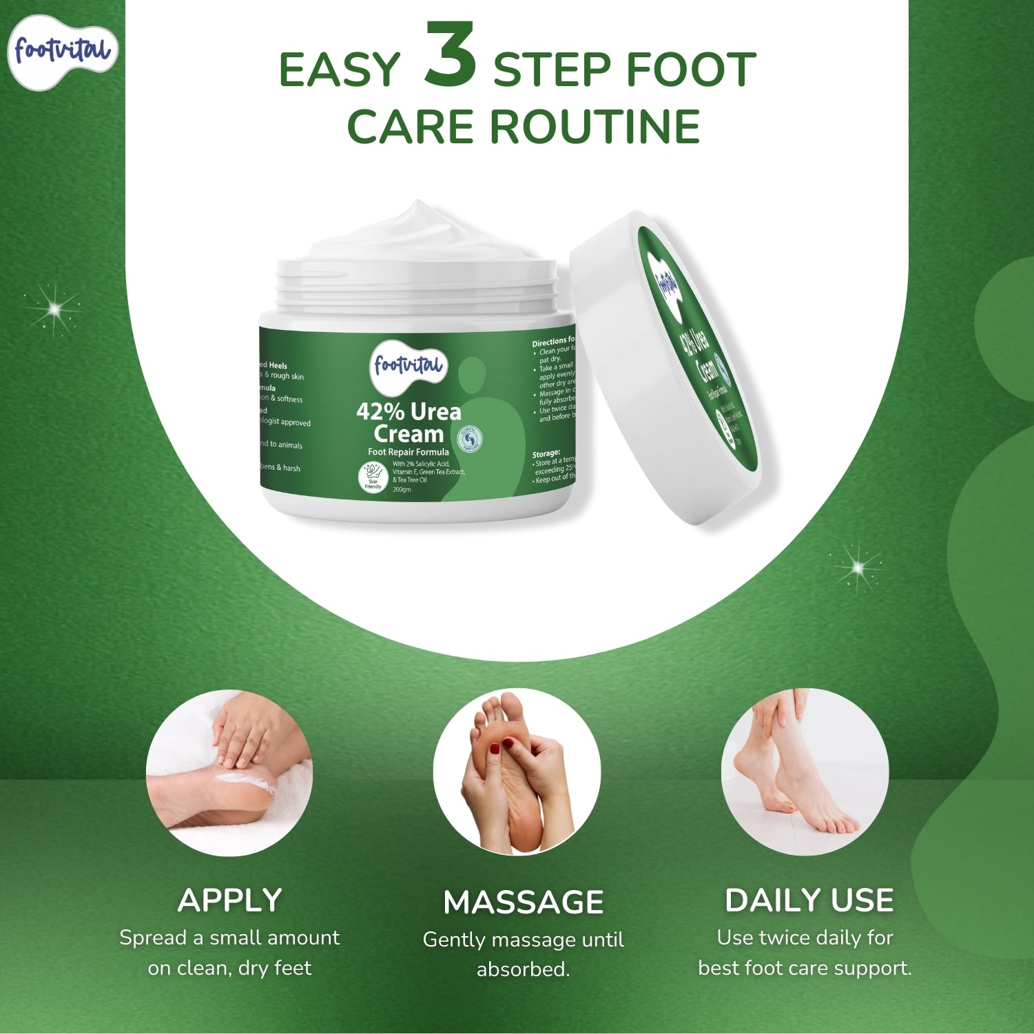 Shoprythm New Arrival,footvital Foot cream with Urea 42%