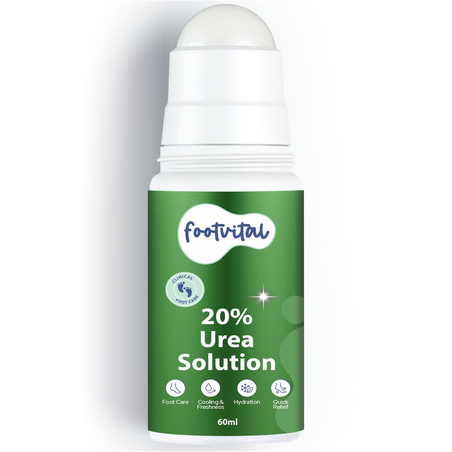 Shoprythm New Arrival,footvital Roll on 20% urea solution