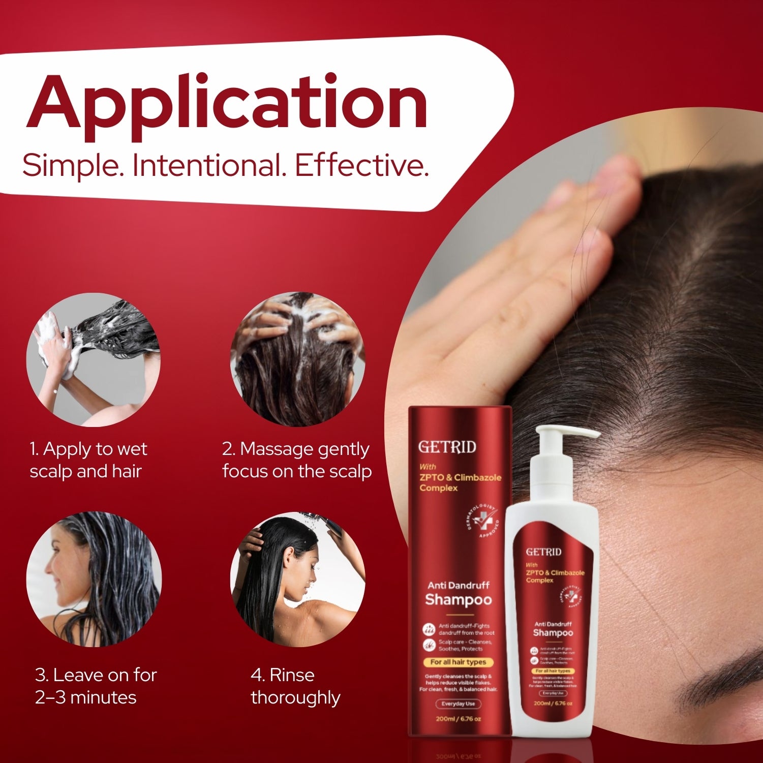 Shoprythm New Arrival Getrid anti dandruff shampoo
