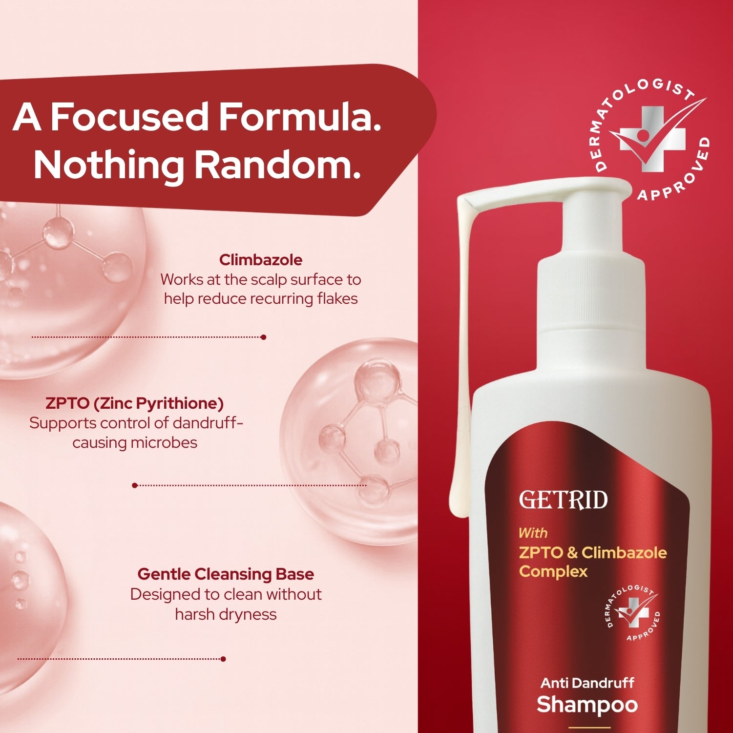 Shoprythm New Arrival Getrid anti dandruff shampoo