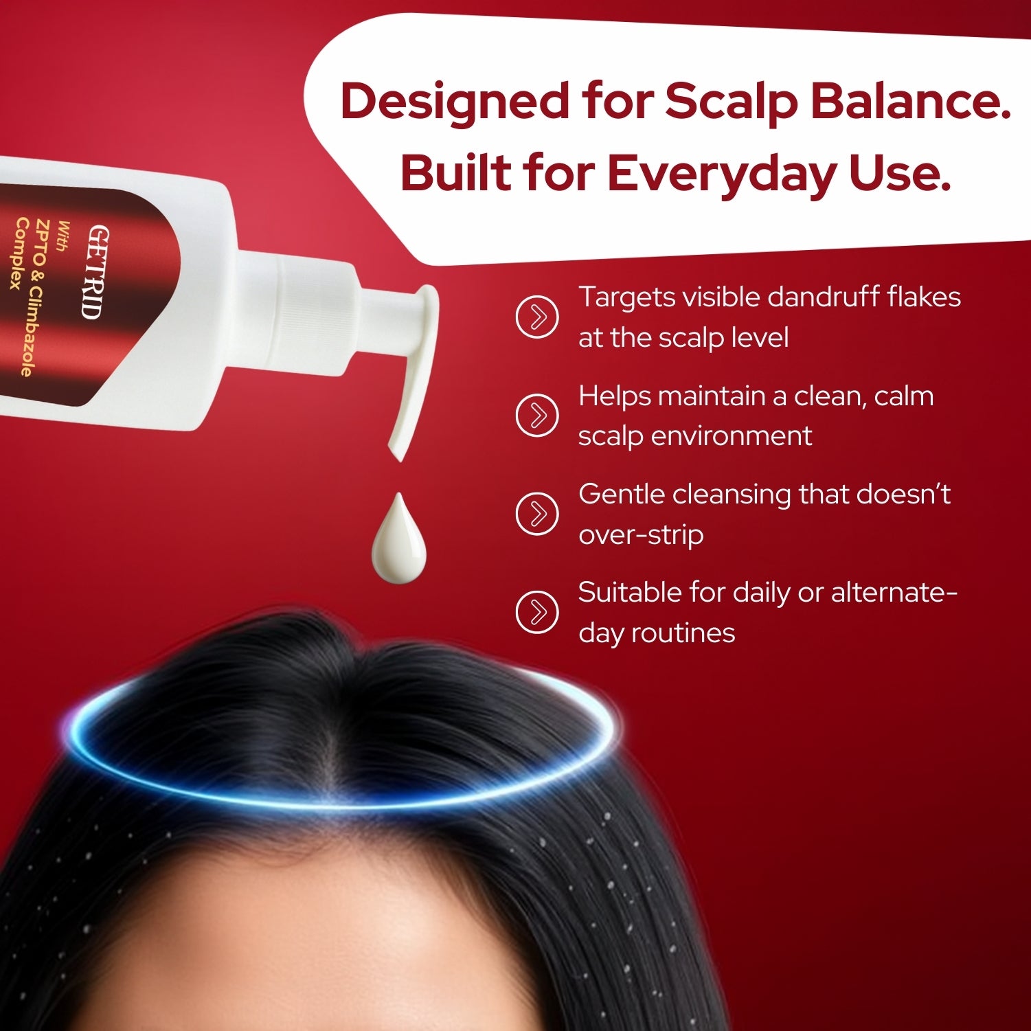 Shoprythm New Arrival Getrid anti dandruff shampoo