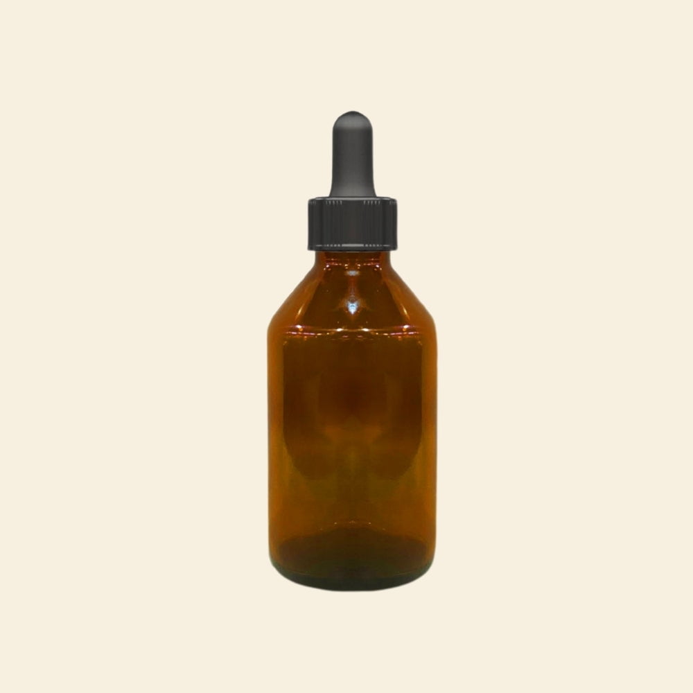 Shoprythm Packaging AMBER GLASS BOTTLE 100ml 25MM MOUTH