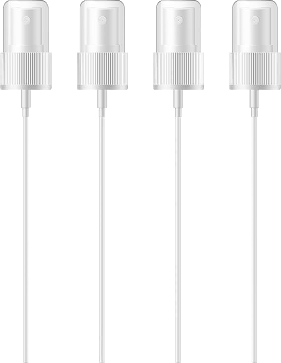 Shoprythm Packaging Pack Of 4 White Fine Mist Spray Bottles – 100ml