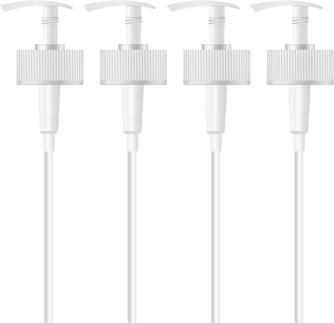 Shoprythm Packaging Pack of 4 White Pump Dispenser- 200ml