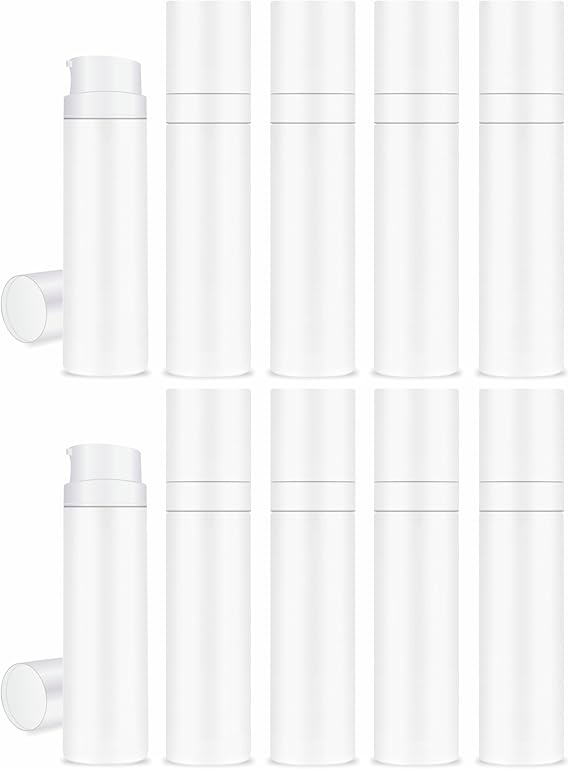 Shoprythm Packaging Pack of 8 Clear Pump Bottle 50ml