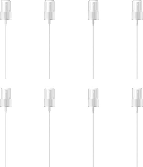 Shoprythm Packaging Pack Of 8 White Fine Mist Spray Bottles – 100ml
