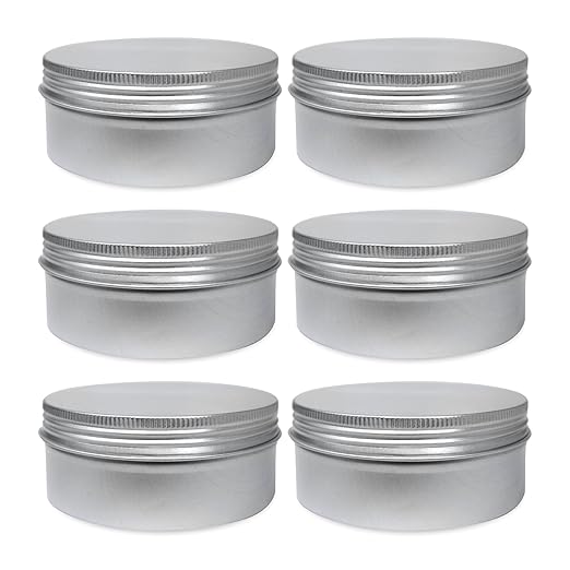 Shoprythm Packaging Refillable Aluminum Tin Jar- 100g