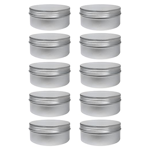 Shoprythm Packaging Refillable Aluminum Tin Jar- 100g