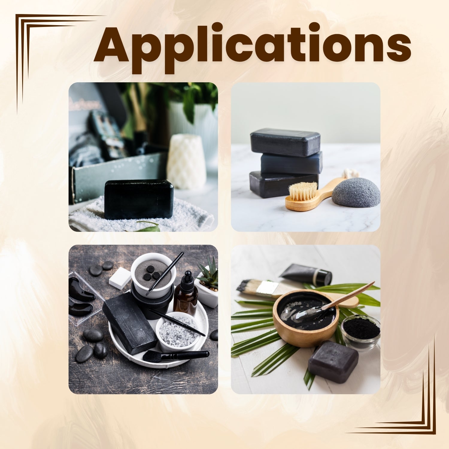 Shoprythm Soap base Activated Charcoal Soap Base