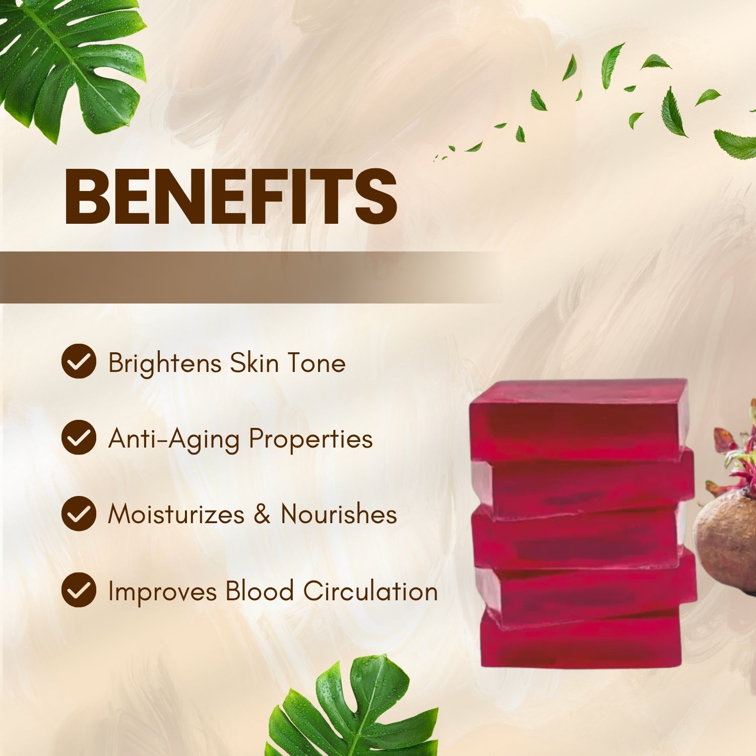 Shoprythm Soap base Beetroot Soap Base