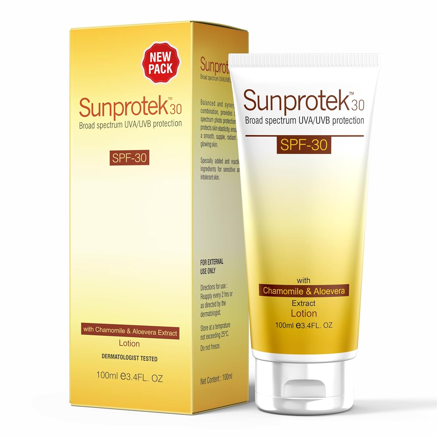 Shoprythm Sun Care,Sunprotek,Sunscreen Lotion,Best Selling 100ml / Pack of 1 Salve Sunprotek SPF-30 Lotion 50ml