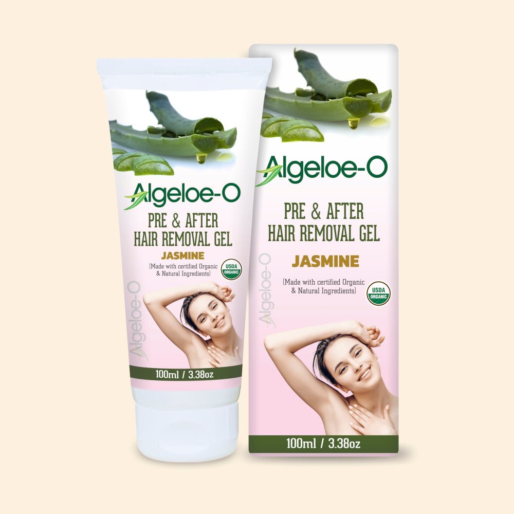 shoprythmindia Algeloe ALGELOE-O Gel Pre & After Hair Removal Jasmine Gel