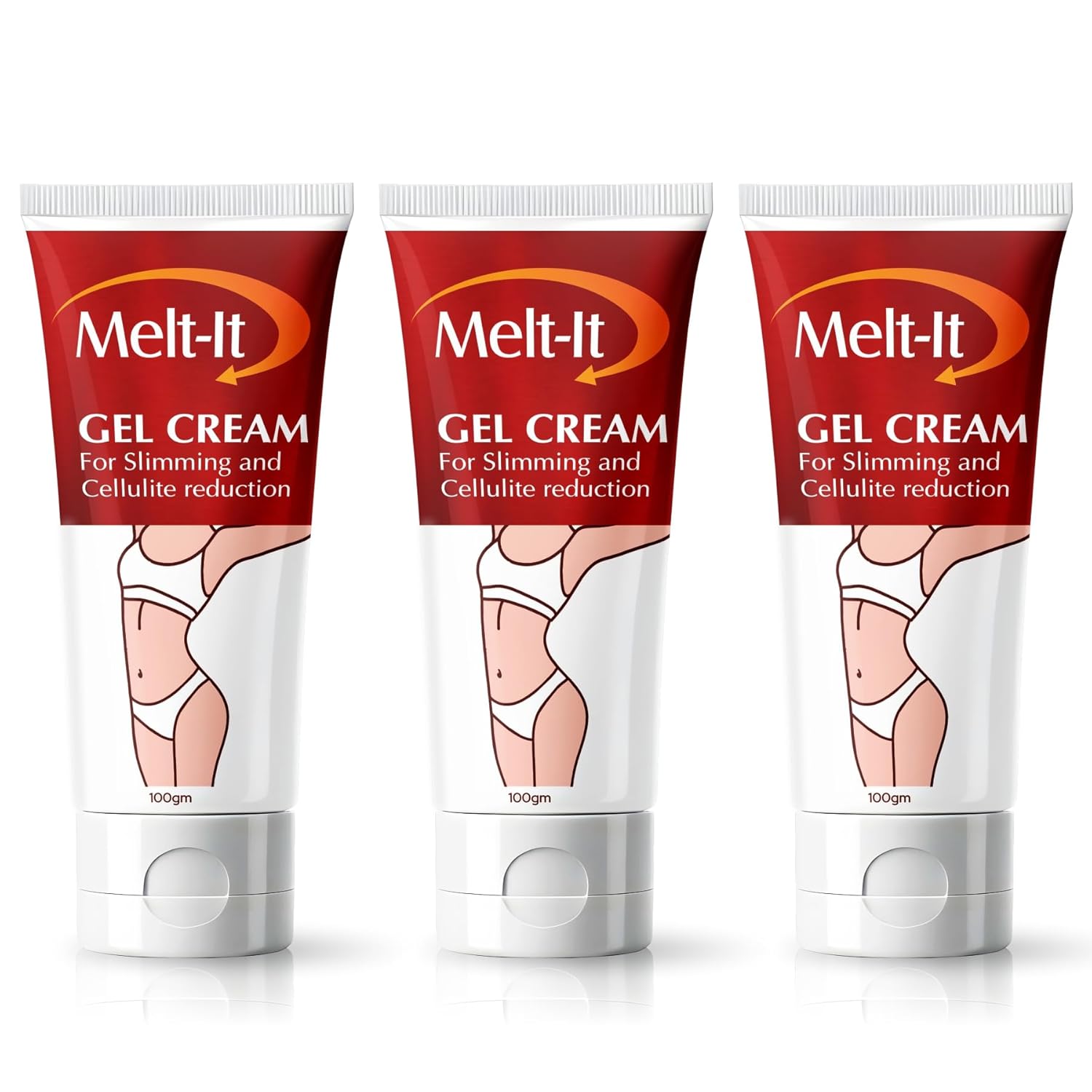 shoprythmindia Body Toning Pack of 3 Melt-It Anti Cellulite And Body Toning Gel-Cream â€“ 100gm