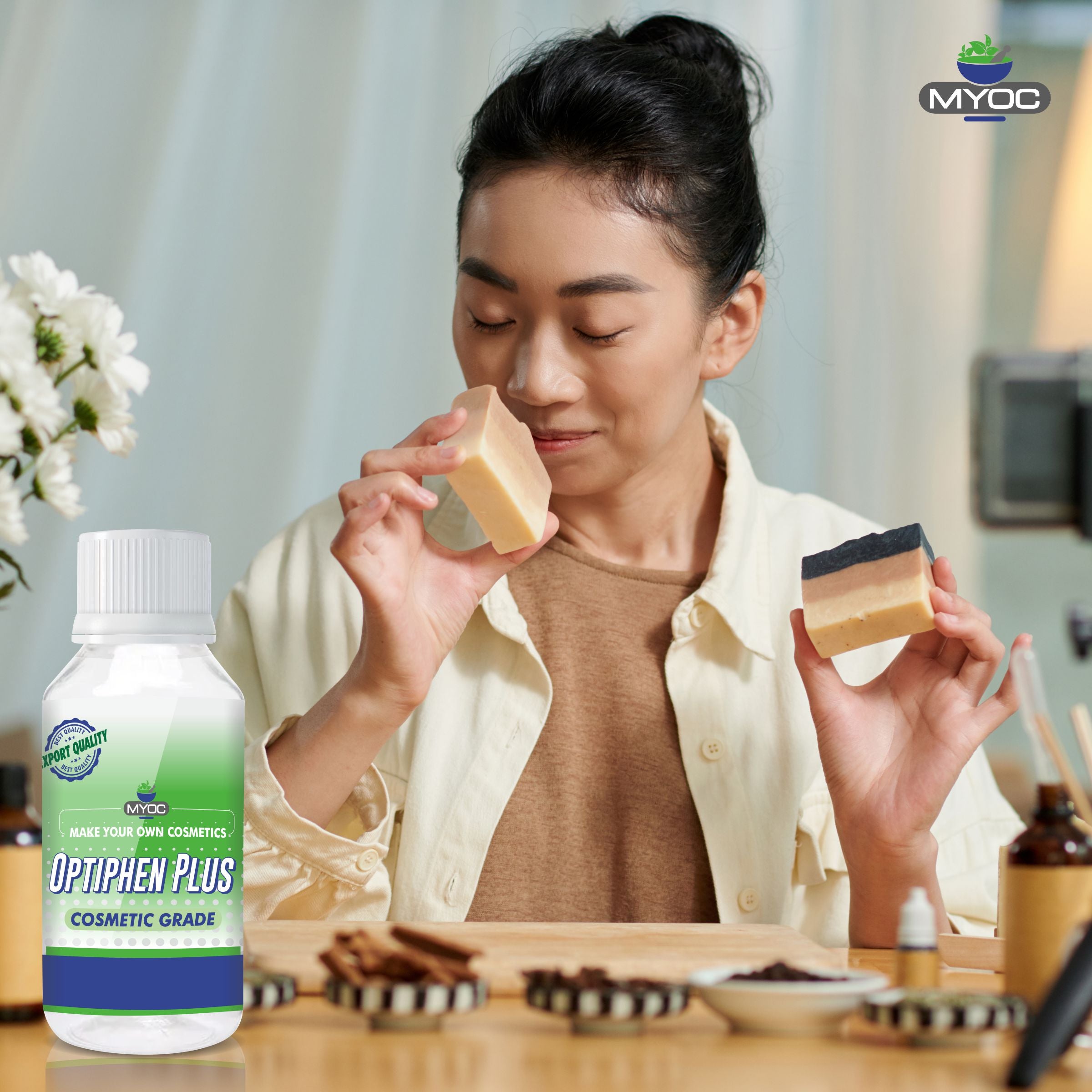 shoprythmindia Cosmetic Raw Material,Cosmetic Raw Materials Myoc Optiphen Plus