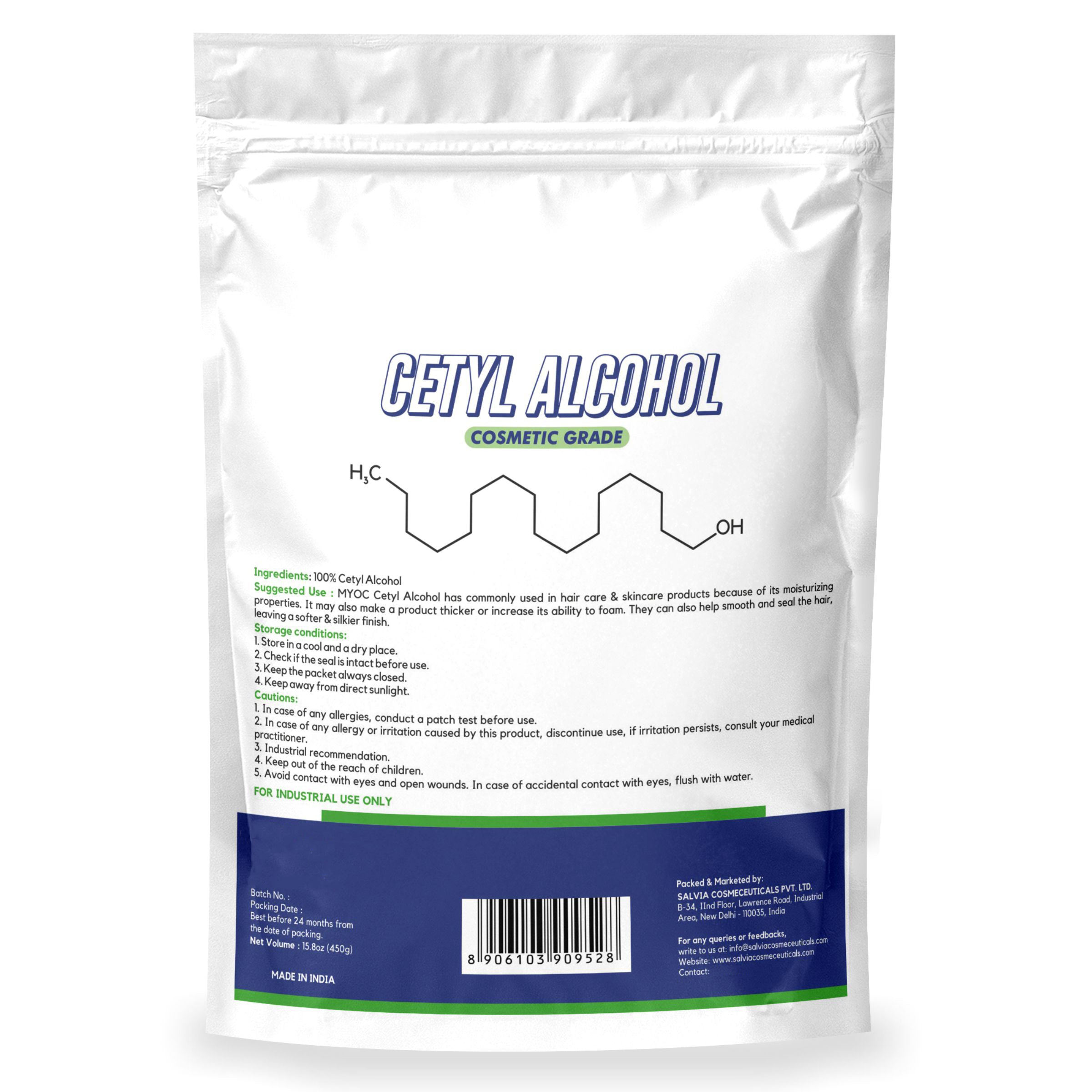 shoprythmindia Cosmetic Raw Material,Emollients Cetyl Alcohol