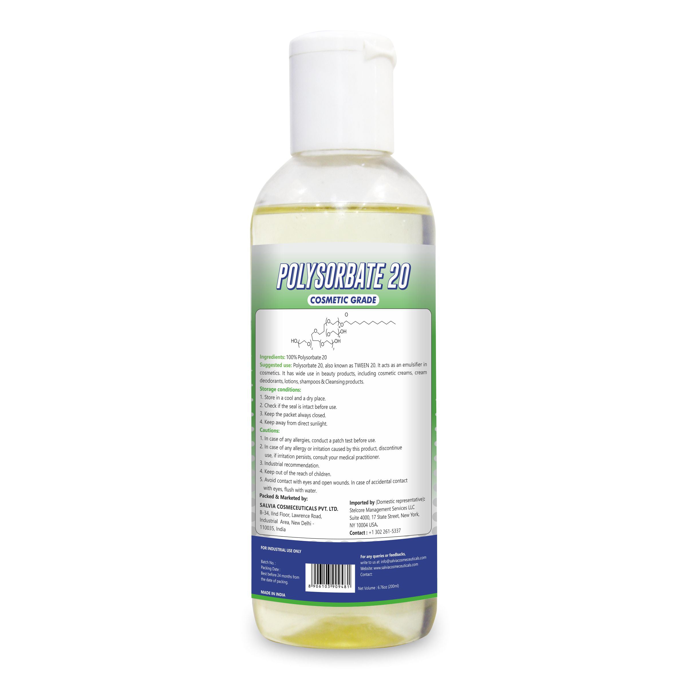 shoprythmindia Cosmetic Raw Material,Emulsifiers Polysorbate 20