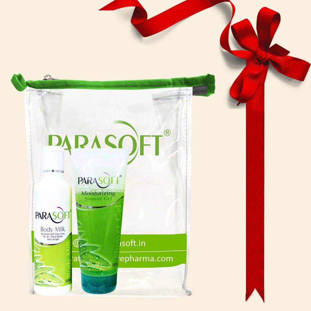 shoprythmindia Dry Skin Care Combo Parasoft Body Milk & Parasoft Shower Gel combo