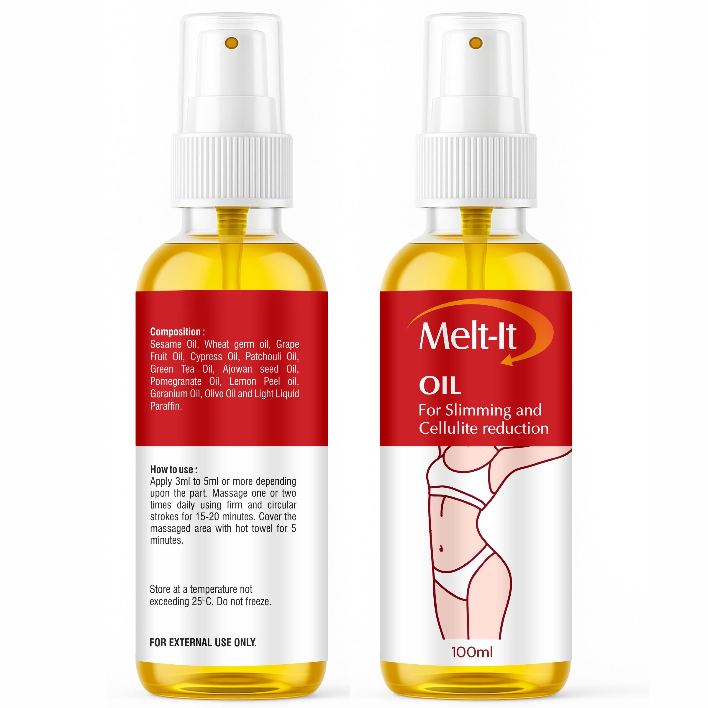 shoprythmindia Meltit Melt-It Anti Cellulite And Slimming Oil 100ml