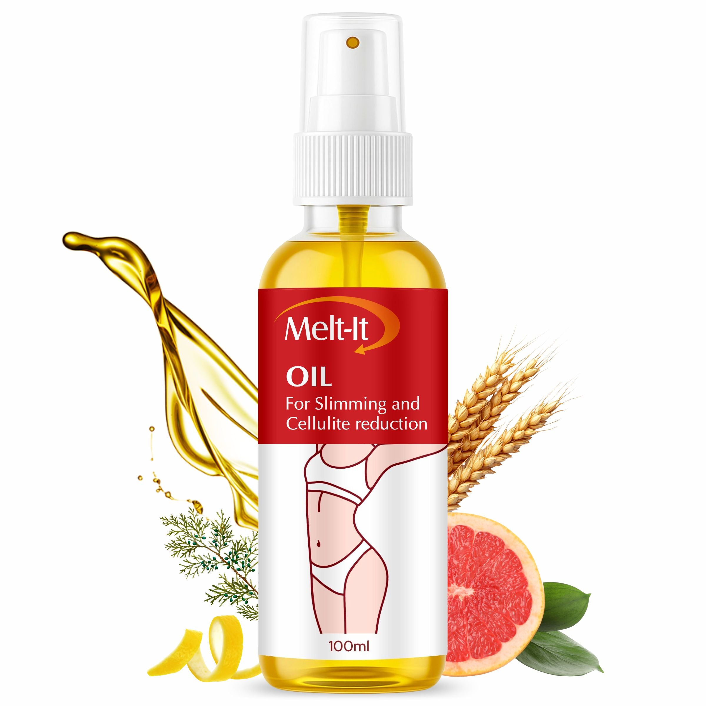 shoprythmindia Meltit Melt-It Anti Cellulite And Slimming Oil 100ml