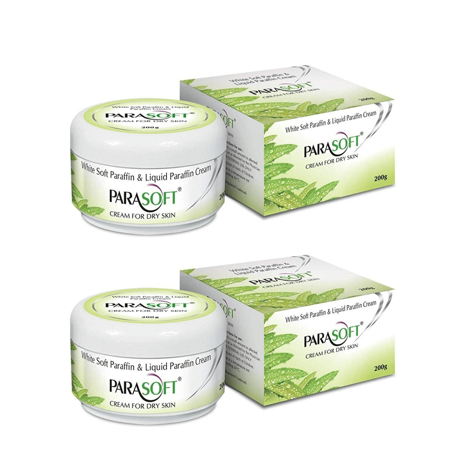 shoprythmindia Parasoft,Body & Foot Cream Pack of 2 Parasoft Cream 200 gram
