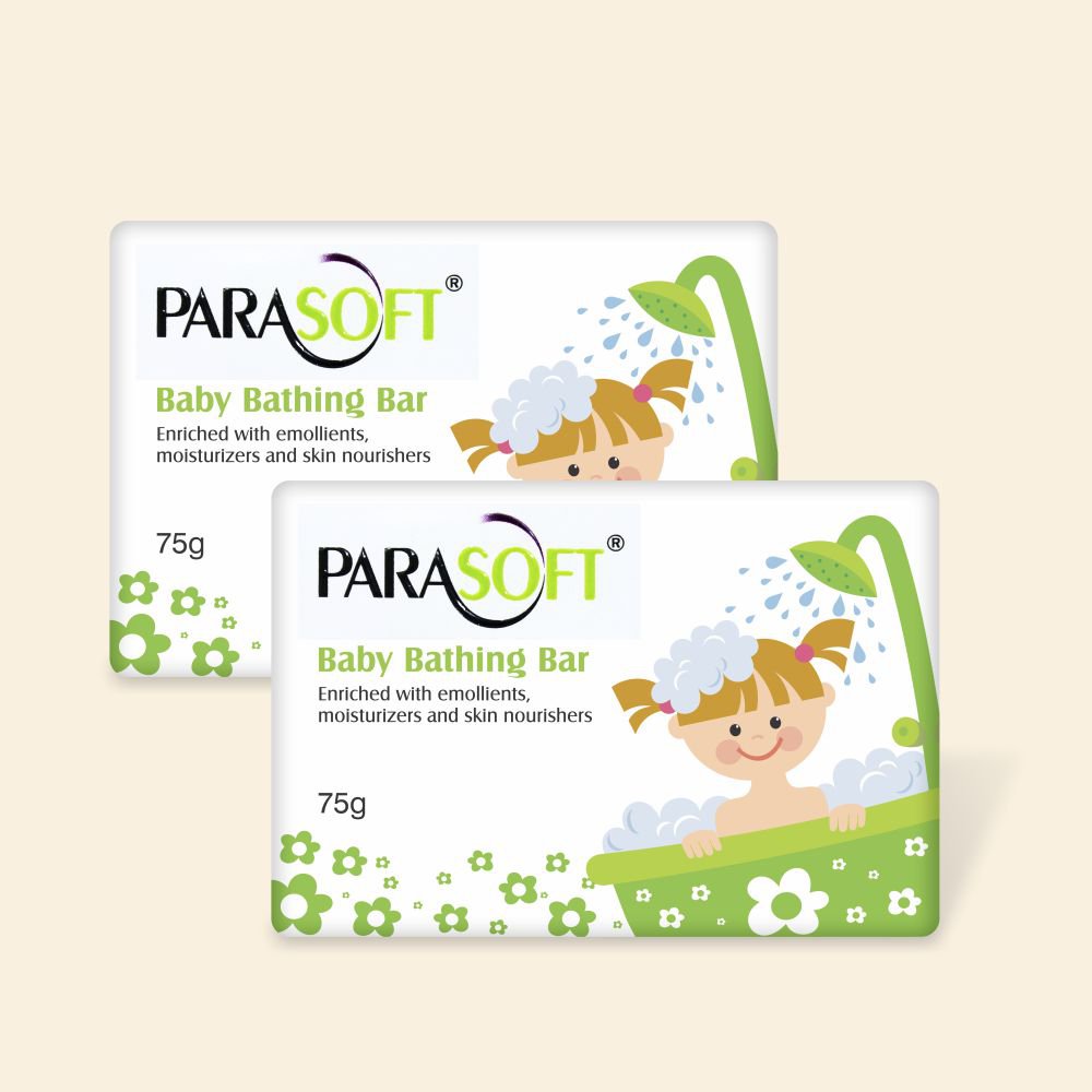 shoprythmindia Parasoft, Salve, Skin Parasoft Baby Soap Filled with Moisturizers and Nourishers 75g