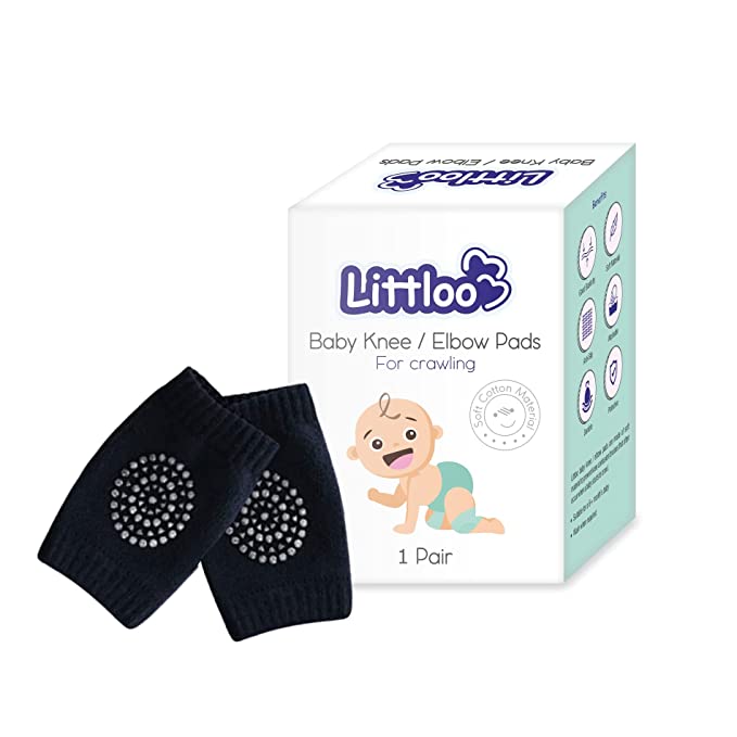 Littloo Littloo Pack of 1 / Black Littloo Baby Knee Pad