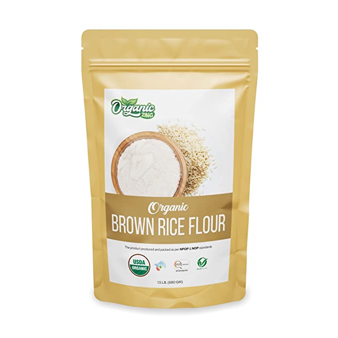 Organic Zing Organic Flours 453g Organic Brown Rice Flour