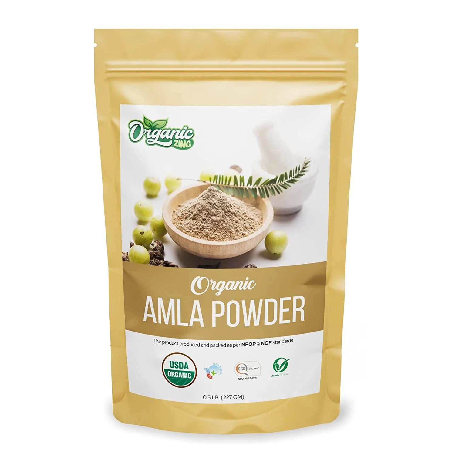 Organic Zing Organic Herbs Organic Amla Powder