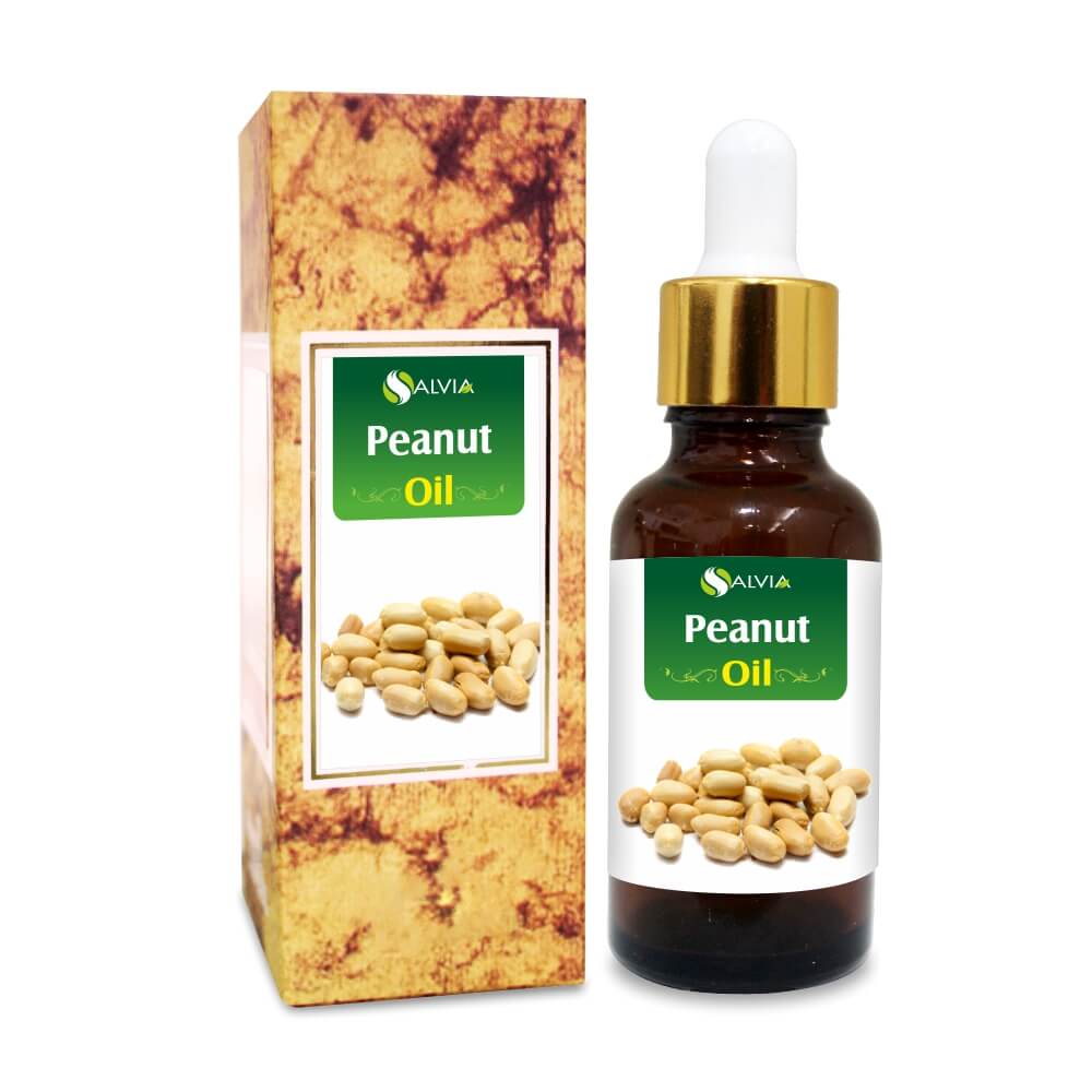 Salvia Natural Carrier Oils 10ml Peanut Oil (Arachis Hypogaea) 100% Pure Carrier Oil