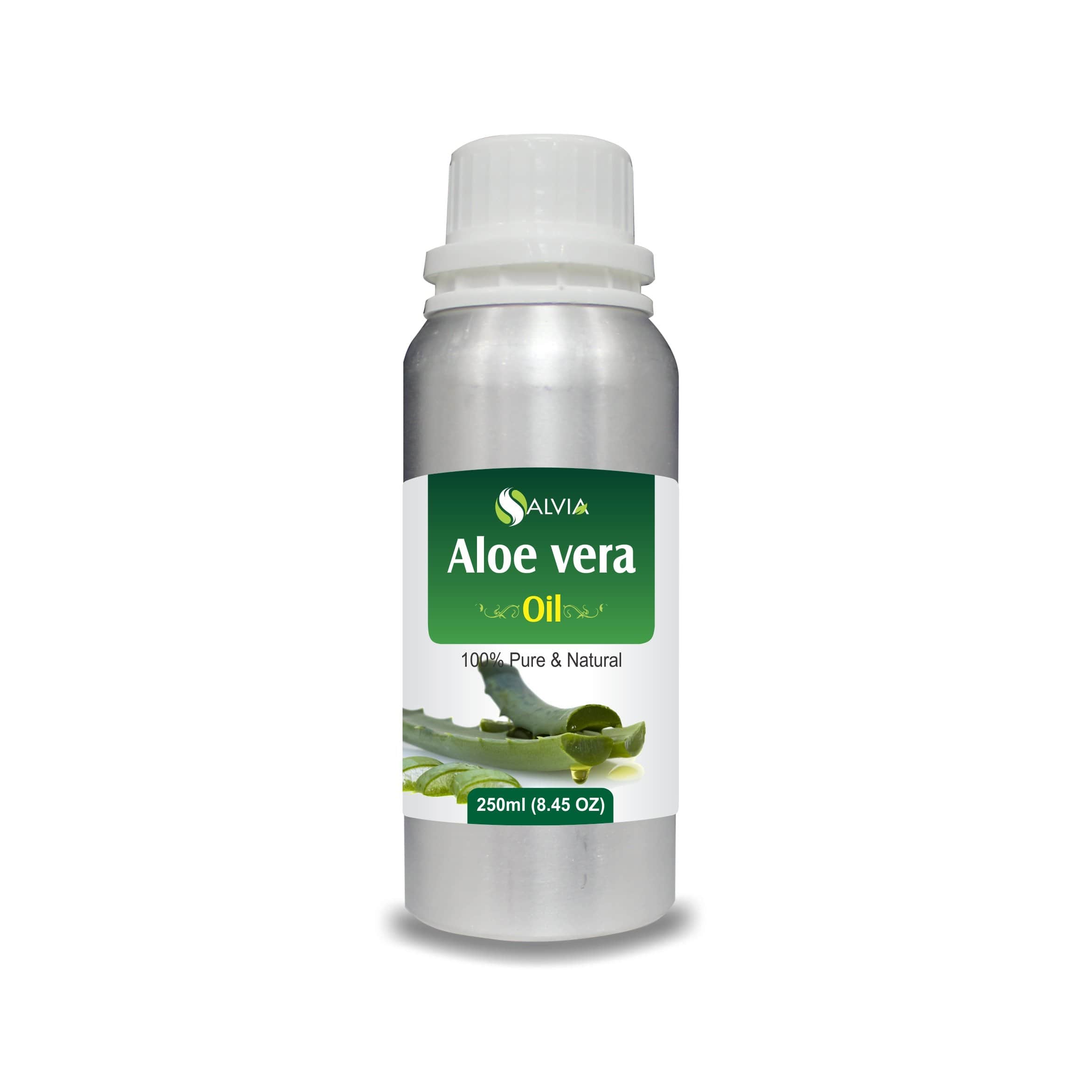 Salvia Natural Carrier Oils 250ml Aloe Vera Oil (Aloe Barbadensis) 100% Pure & Natural Carrier Oil