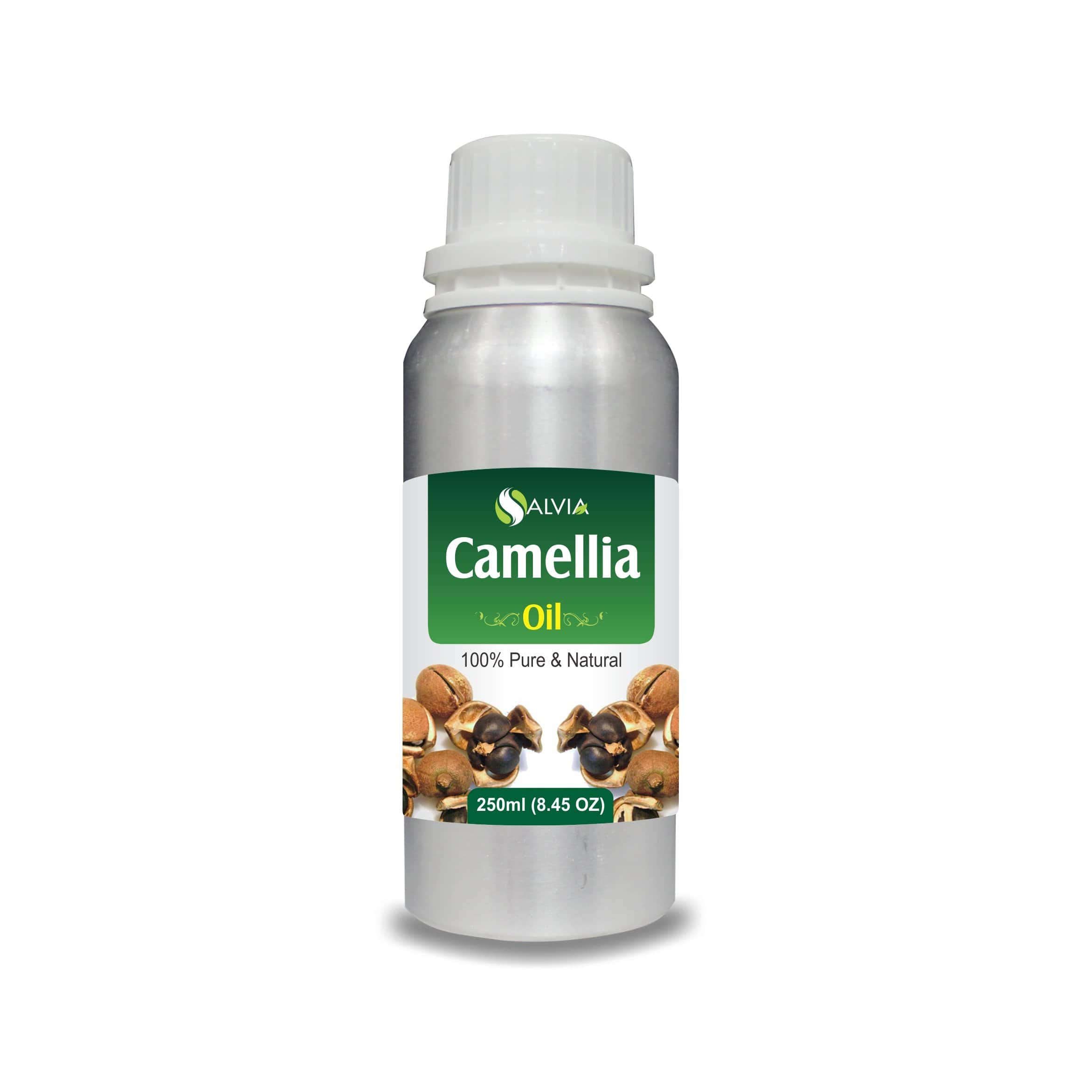 Salvia Natural Carrier Oils 250ml Camellia Oil (Camellia oleifera) Pure & Natural Carrier Oil