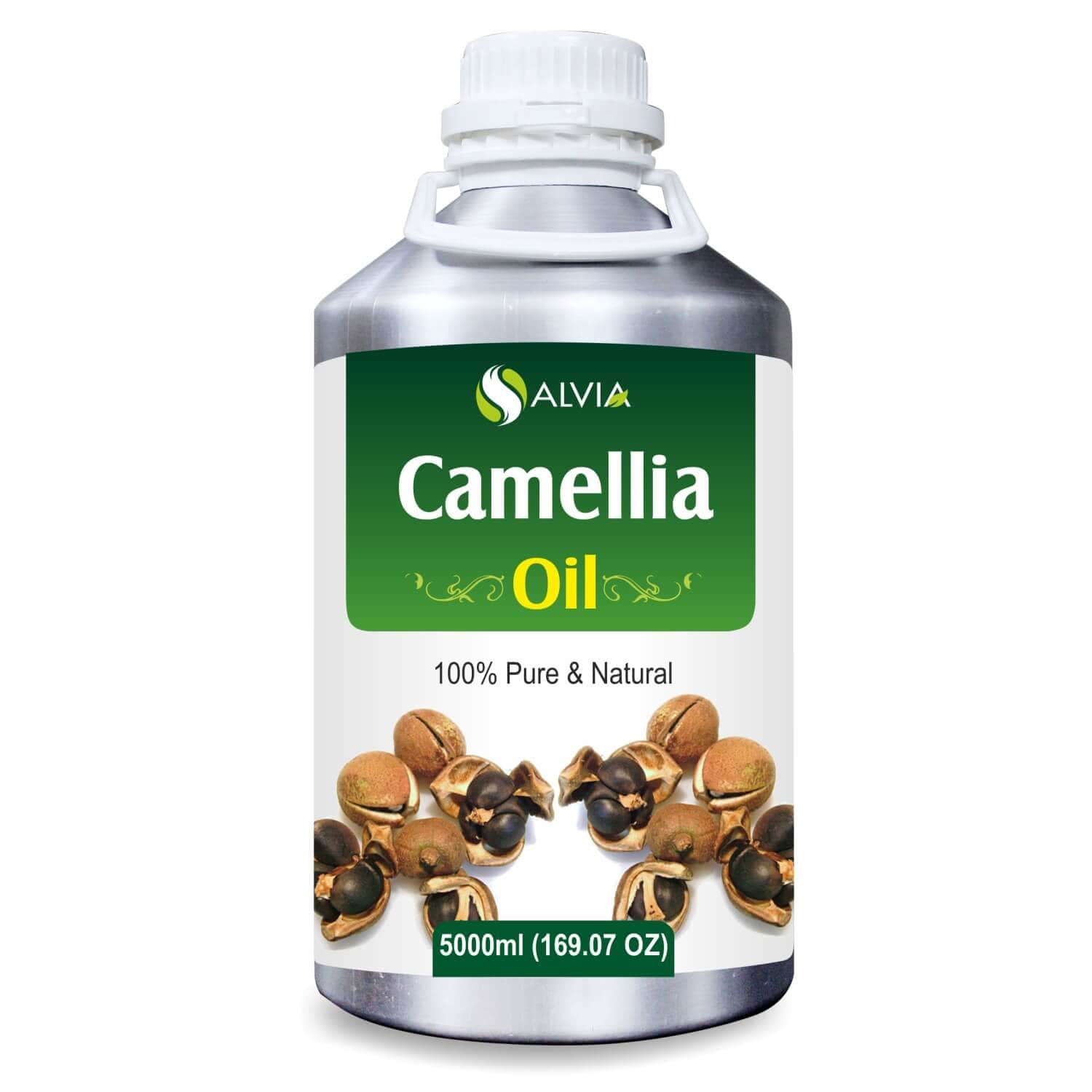 Salvia Natural Carrier Oils 5000ml Camellia Oil (Camellia oleifera) Pure & Natural Carrier Oil