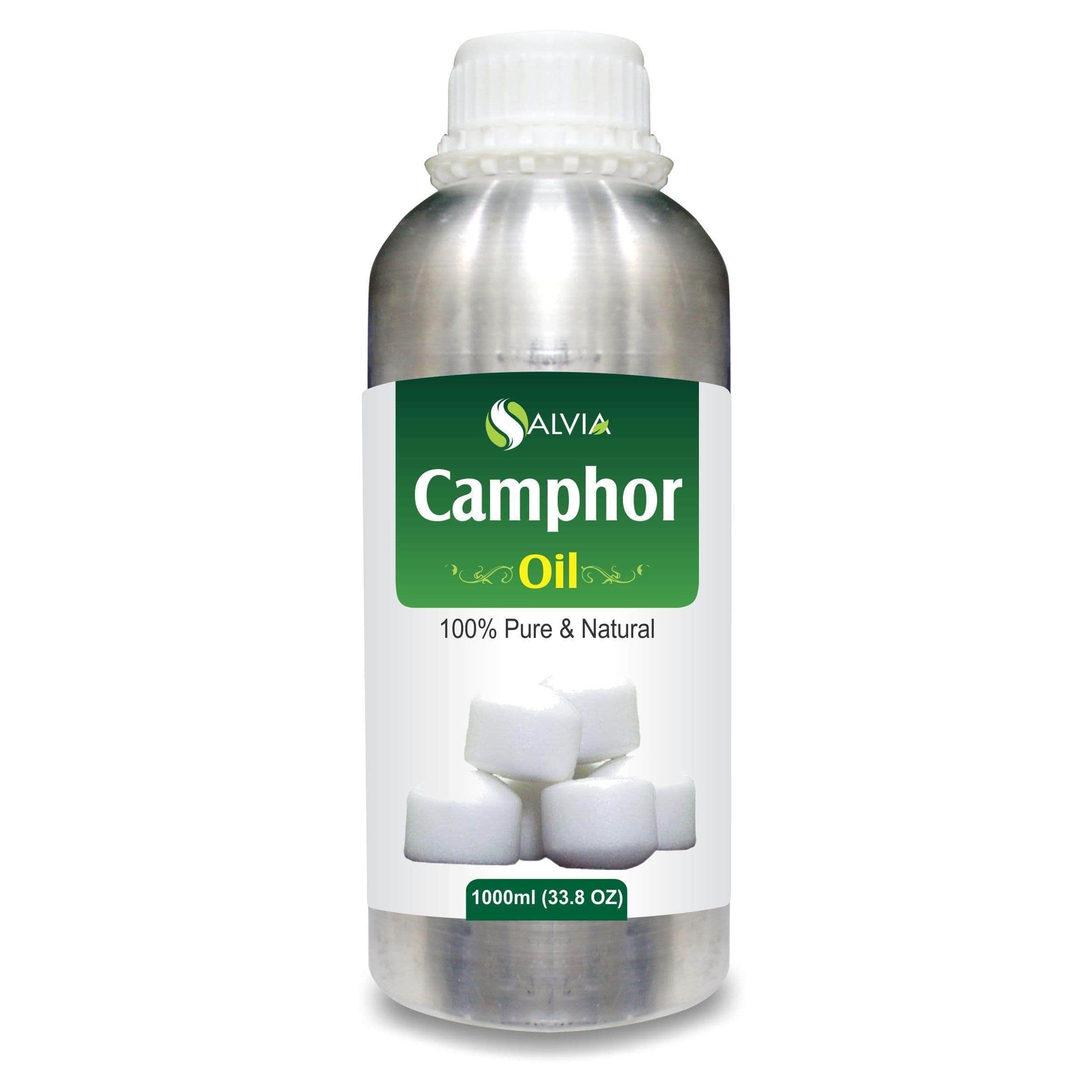 Salvia Natural Essential Oils 1000ml Camphor Oil (Cinnamonutn Camphora) 100% Natural Pure Essential Oil