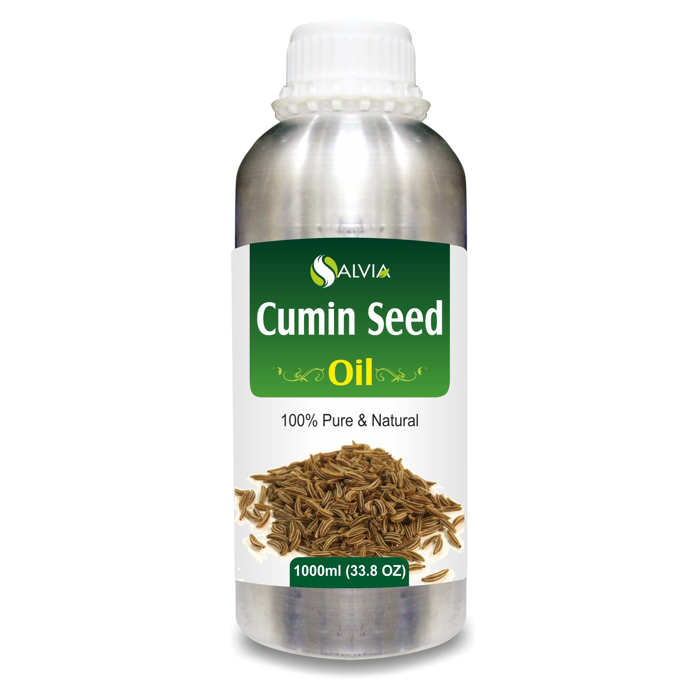 Salvia Natural Essential Oils 1000ml Cumin Seed Oil (Cuminum Cyminum) 100% Natural Pure Essential Oil